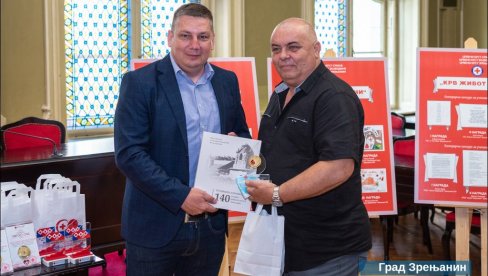 СТО ПУТА ДАО КРВ: Одликован хумани Зоран Костадиновић из Зрењанина
