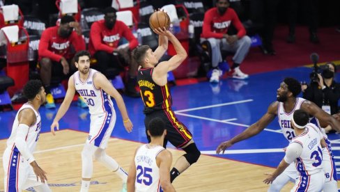 BOGDANOVIĆ U FINALU ISTOKA: Atlanta šokirala Filadelfiju i zakazala sudar sa Milvokijem