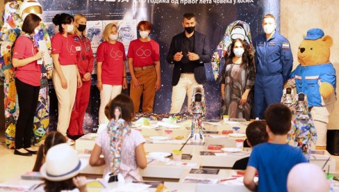 IZ SVEMIRA PRAVO U SRBIJU: Ruski kosmonauti su se družili decom obolelom od raka
