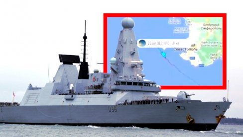 OBJAVLJEN SNIMAK! Evo zašto su Rusi otvorili vatru na britanski brod - provocirali kod Krima, pa podvili rep (VIDEO)