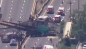 SRUŠIO SE MOST U VAŠINGTONU: Povređeno najmanje šest osoba, kamion zarobljen ispod ruševina (VIDEO)