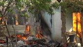 GOTOVA DRAMA U GRAČANICI: Ugašen požar, izgoreli krovovi četiri privatne kuće, delovi kafane i marketa