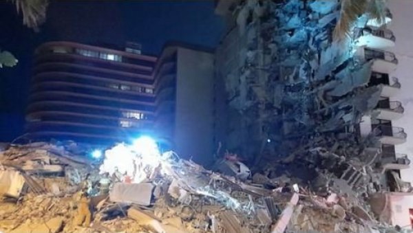 УЖАС У МАЈАМИ БИЧУ: Срушио се небодер, најмање једна особа погинула, девет повређено (ФОТО/ВИДЕО)