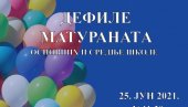 ДЕФИЛЕ МАТУРАНАТА:  Испред Дома културе у Книћу матуранти ће пустити балоне