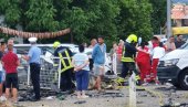 LANČANI SUDAR U BANJALUCI: Povređeno više osoba, na mestu saobraćajne nesreće policija i vatrogasci