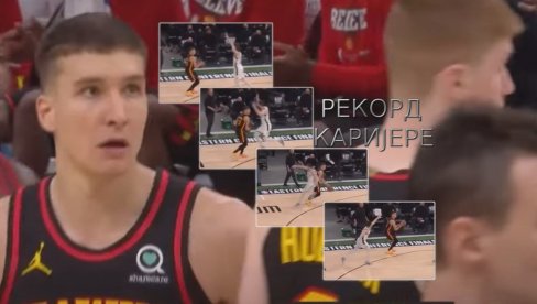 BOGDANOVIĆEV REKORD KARIJERE: Pogledajte snimke kako je Bogdan rivale slao po burek i tresao mrežicu Baksa (VIDEO)