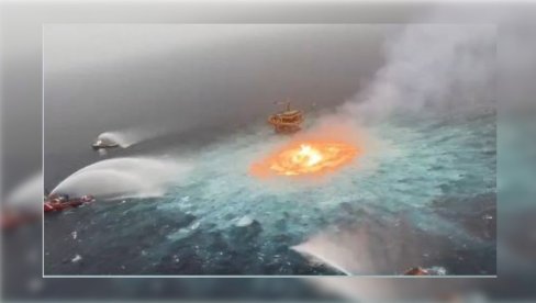 GORI OKEAN: Nesvakidašnja scena požara u Meksičkom zalivu (VIDEO)