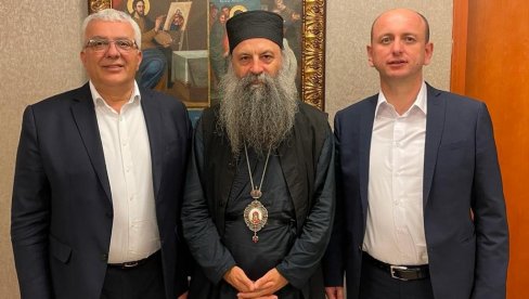 DEMOKRATSKI FRONT NAKON POSETE RUSIJI: Dobili smo blagoslov patrijarha Porfirija da čuvamo i branimo SPC