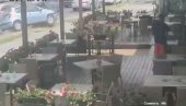IZGUBIO KONTROLU NAD AUTOMOBILOM I ZAMALO ULETEO U KAFIĆ: Izbegnuta velika nesreća u Novom Sadu - vozač na kraju udario u zgradu (VIDEO)
