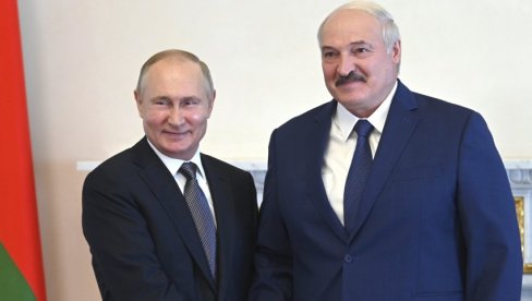 ОВАЈ ПРАЗНИК ЈЕ ЗНАЧАЈАН И ЗА РУСЕ: Путин честитао Лукашенку Дан независности Белорусије