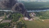 VELIKI POŽAR BUKTI U BRČKOM: Gori fabrika plastike, nadvio se veliki oblak crnog dima (VIDEO)