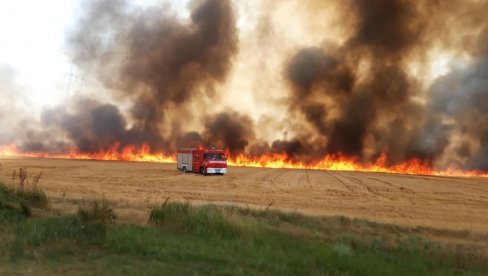 ВРЕЛО У КИКИНДИ: Три пожара на периферији града начинила штету - ватрогасци добили високу оцену јавности