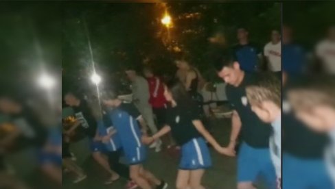 UŽIČKO KOLO OPET U HRVATSKOJ: Budući policajci slave uz srpsku igru, komentari pljušte! (VIDEO)