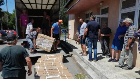 ROD MIO MA GDE BIO: Velika pomoć stigla Srbima u selo Čovac kod Okučana