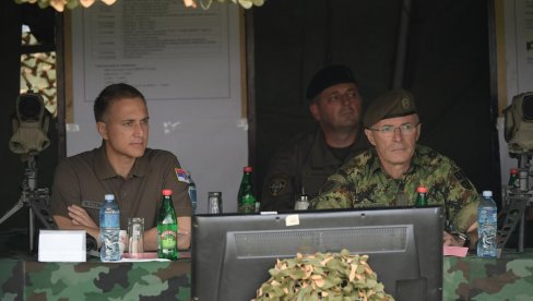 STEFANOVIĆ NA POLIGONU OREŠAC: Ministar prisustvovao pripremama za Međunarodne vojne igre (FOTO)