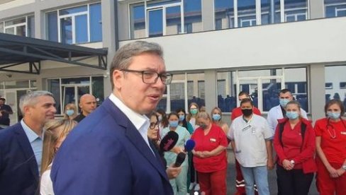 SLEDI NOVO POVEĆANJE PLATA U ZDRAVSTVU: Predsednik u Despotovcu objavio dobre vesti - Velika donacija lokalnom Domu zdravlja