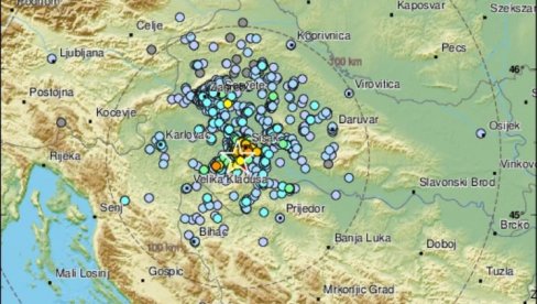 NOVO PODRHTAVANJE U HRVATSKOJ: Osetio se potres od 4,3 stepena