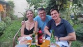 RUSI U BANATU: Aleksandar Čotrić sa dva neuobičajena gosta