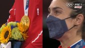 KAD ZAPLAČE SRCE ŠAMPIONA: Himna, zlatna Milica Mandić peva sa suzama u očima, a Srbija je ponosna (VIDEO)