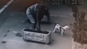 BIZARAN SNIMAK IZ BEOGRADSKOG NASELJA: Šetala psa, pa prišla žardinjeri i izazvala bes komšija (VIDEO)