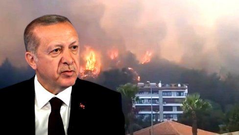 ТУРСКА МОБИЛИШЕ СВЕ МОГУЋЕ СНАГЕ! Огласио се Ердоган због националне катастрофе, пожари гутају летовалишта