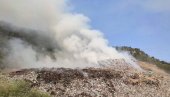 EKOLOŠKA BOMBA U CRNOJ GORI: Požar na deponiji kod Nikšića se ne smiruje, ima i eksplozija (FOTO)