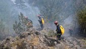 СИТУАЦИЈА ЈЕ ПОД КОНТРОЛОМ: Локализован пожар на Мокрој Гори, ипак, све екипе ватрогасаца остају на терену