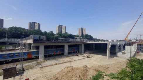 KORAK BLIŽE KA STANICI: Izgradnja betonske konstrukcije na koti 105 u Prokopu ušla je u završnu fazu