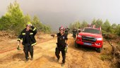 HVALA BRAĆO SRBI!: Zagrljaj grčkog i srpskog vatrogasca u vatrenoj stihiji na Eviji (FOTO)