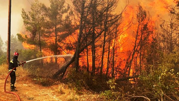 ВЕЛИКИ ПОЖАР У АУСТРИЈИ: Букти ватра на више од 100 хектара шуме, на терену 300 ватрогасаца