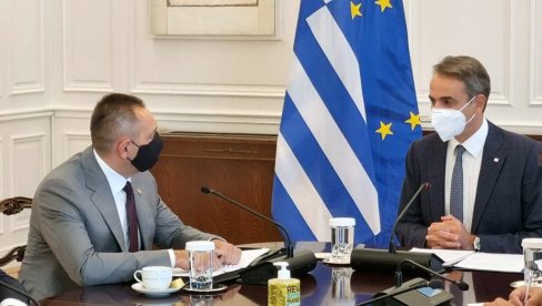 МИНИСТАР ВУЛИН У АТИНИ: Премијер Мицотакис поновио да Грчка неће  мењати став по питању Косова