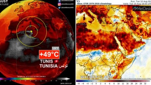 METEOROLOG UPOZORAVA: Iz Afrike u Evropu dolazi zastrašujući toplotni talas