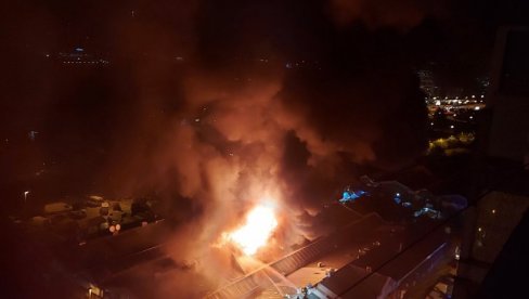 EKSPLOZIJA NA NOVOM BEOGRADU: Detalji požara u tržnom centru - Instalacije su veliki problem (VIDEO)