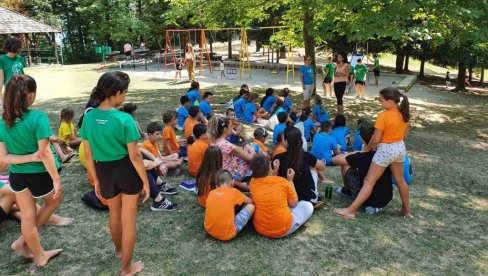 UČE DA BRŽE MISLE: Kamp za mališane na Gučevu kod Loznice