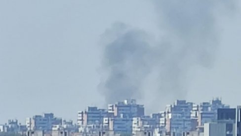 POŽAR NA NOVOM BEOGRADU: Gorelo u Bloku 45 - Brzom reakcijom vatrogasaca vatra ugašena za nekoliko minuta