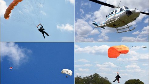 PADOBRANCI U AKCIJI: I ministar Vulin izveo padobranski skok - Ovo su ljudi koji uspevaju da savladavaju iskonski strah! (FOTO)