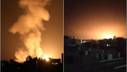 ИЗРАЕЛ ПОНОВО НАПАО ГАЗУ: Авиони бомбардовали положаје Хамаса (ВИДЕО)