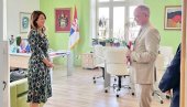 KABINET SEĆANJA: Tatjana Matić ugostila švedskog ambasadora u prostoriji u kojoj je počeo diplomatsku karijeru