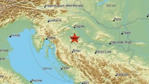 ОПЕТ СЕ ТРЕСЛО ТЛО КОД ГЛИНЕ: Потрес је био јачине 3,1 степен по Рихтеру