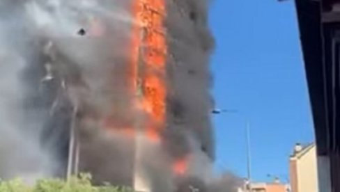 VATRA PROGUTALA SOLITER: Zgrada od 15 spratova izgorela kao šibica (VIDEO)