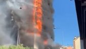 ВАТРА ПРОГУТАЛА СОЛИТЕР: Зграда од 15 спратова изгорела као шибица (ВИДЕО)