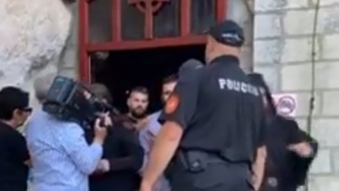 NAPADNUT CETINJSKI MANASTIR: Sraman incident u Crnoj Gori! (VIDEO)