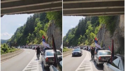 SEVER HITA SVOM PATRIJARHU I MITROPOLITU: Kolone automobila se kreću prema Podgorici (VIDEO)