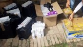 IZA REŠETAKA POSLE PRETRESA: Hapšenje u Zrenjaninu, trgovao duvanom i cigaretama na crno (FOTO)