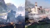 OSTALO SAMO ZGARIŠTE: Prvi snimci nakon lokalizacije požara na Novom Beogradu (VIDEO)