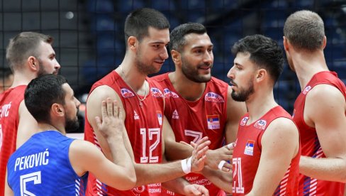 ODBOJKAŠI POBEDOM OKONČALI GRUPNU FAZU EP: Srbija teže nego što se očekivalo savladala Grčku