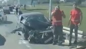 SAOBRAĆAJNA NESREĆA U ŠIMANOVCIMA: Šleper udario putničko vozilo (VIDEO)