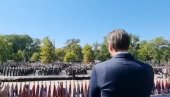 ŽIVELA SRBIJA: Vučić objavio veličanstven snimak sa promocije najmlađih oficira Vojske Srbije (VIDEO)