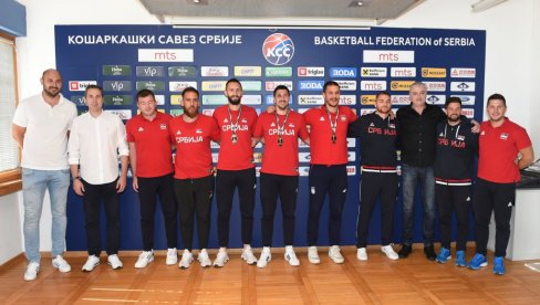 DONELI 11. MEDALJU: Svečani prijem u Kući košarke za nove-stare prvake Evrope u basketu 3-na-3