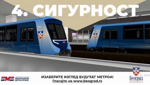 ВЕСИЋ: Београђани изабрали изглед будућег метроа у плавим бојама